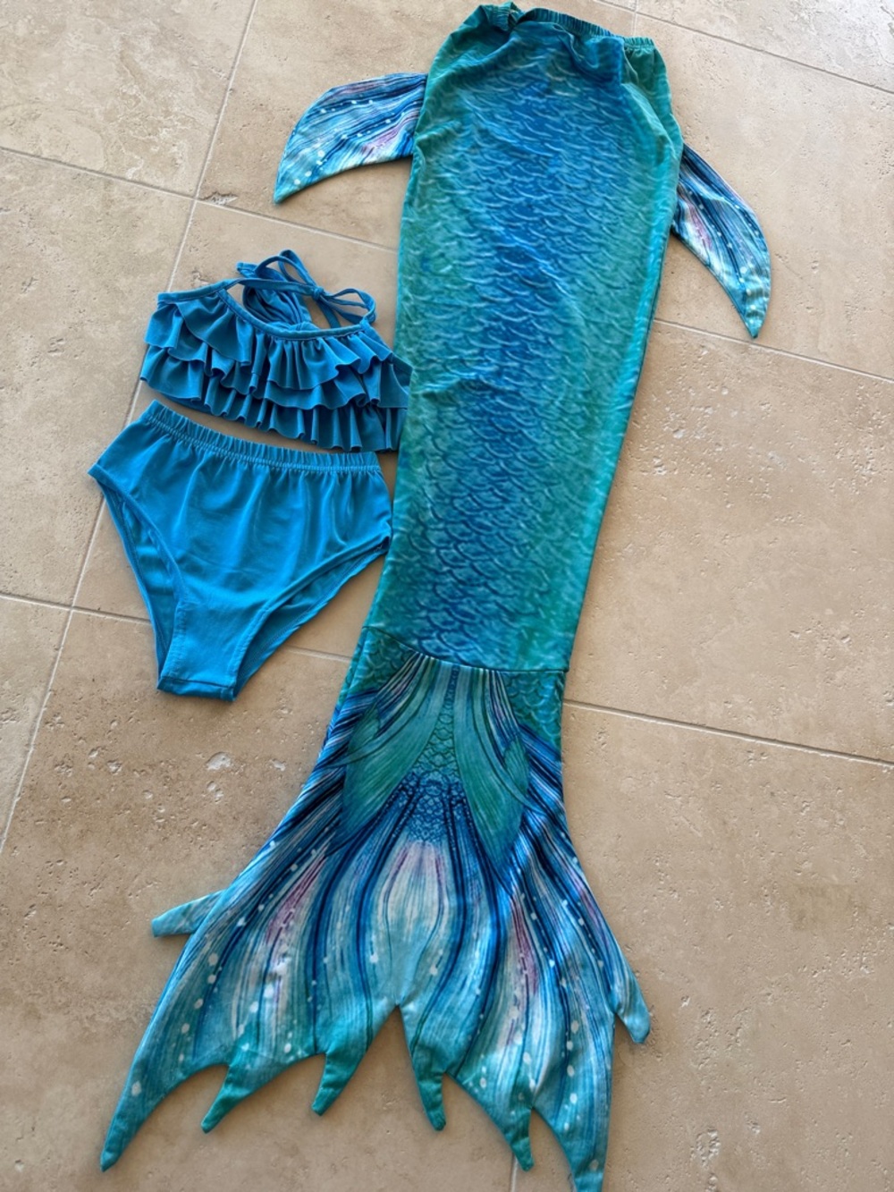 Mermaid swimsuit set